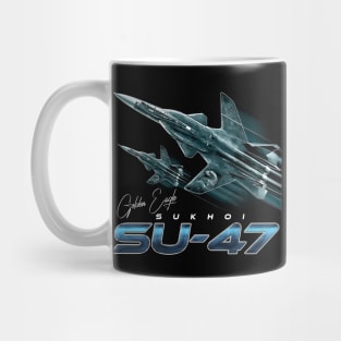 Sukhoi SU-47 the Golden Eagle Russian Fighterjet Mug